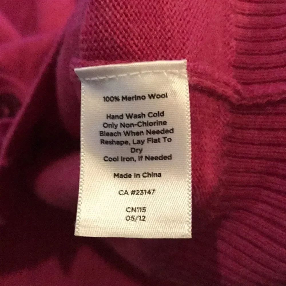 Talbots Merino Wool Button Front Cardigan Sweater - Picture 8 of 8
